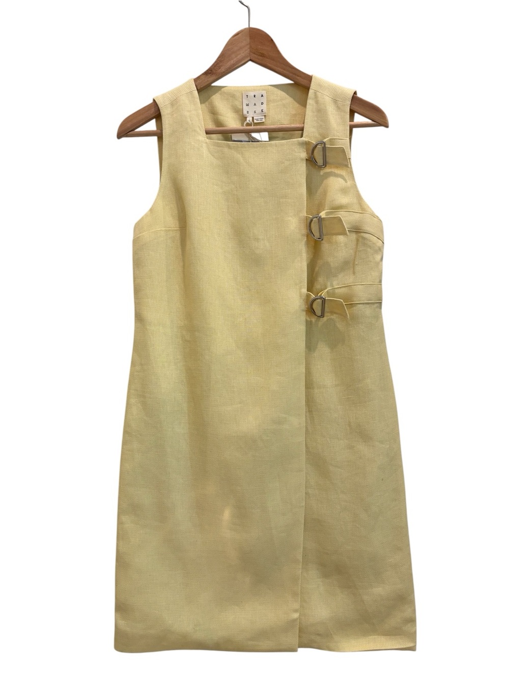 Trademark Linen Dress Green Sleeveless Mini NWT Size 4